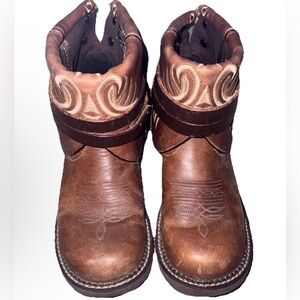 Justin Gypsy / Durango Women’s Brown Leather Western Boots — Size 8 EE